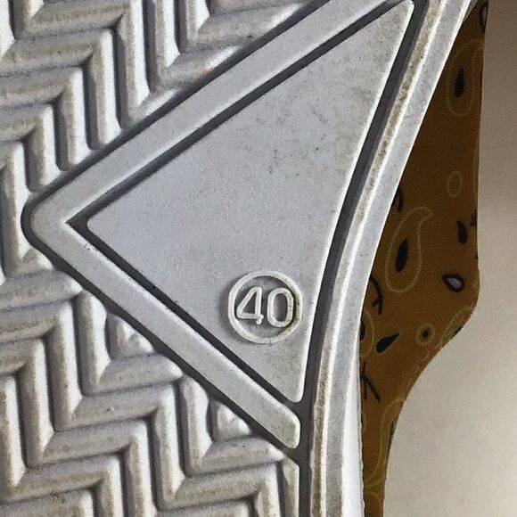 MKS womens maker shoes clogs slip on mules orange size EU 40 US 10 - Picture 8 of 8